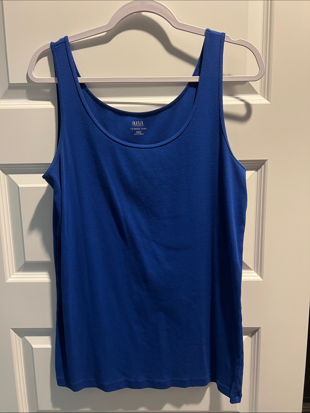 a.n.a TALL Cobalt Blue Scoop Neck Tank Top